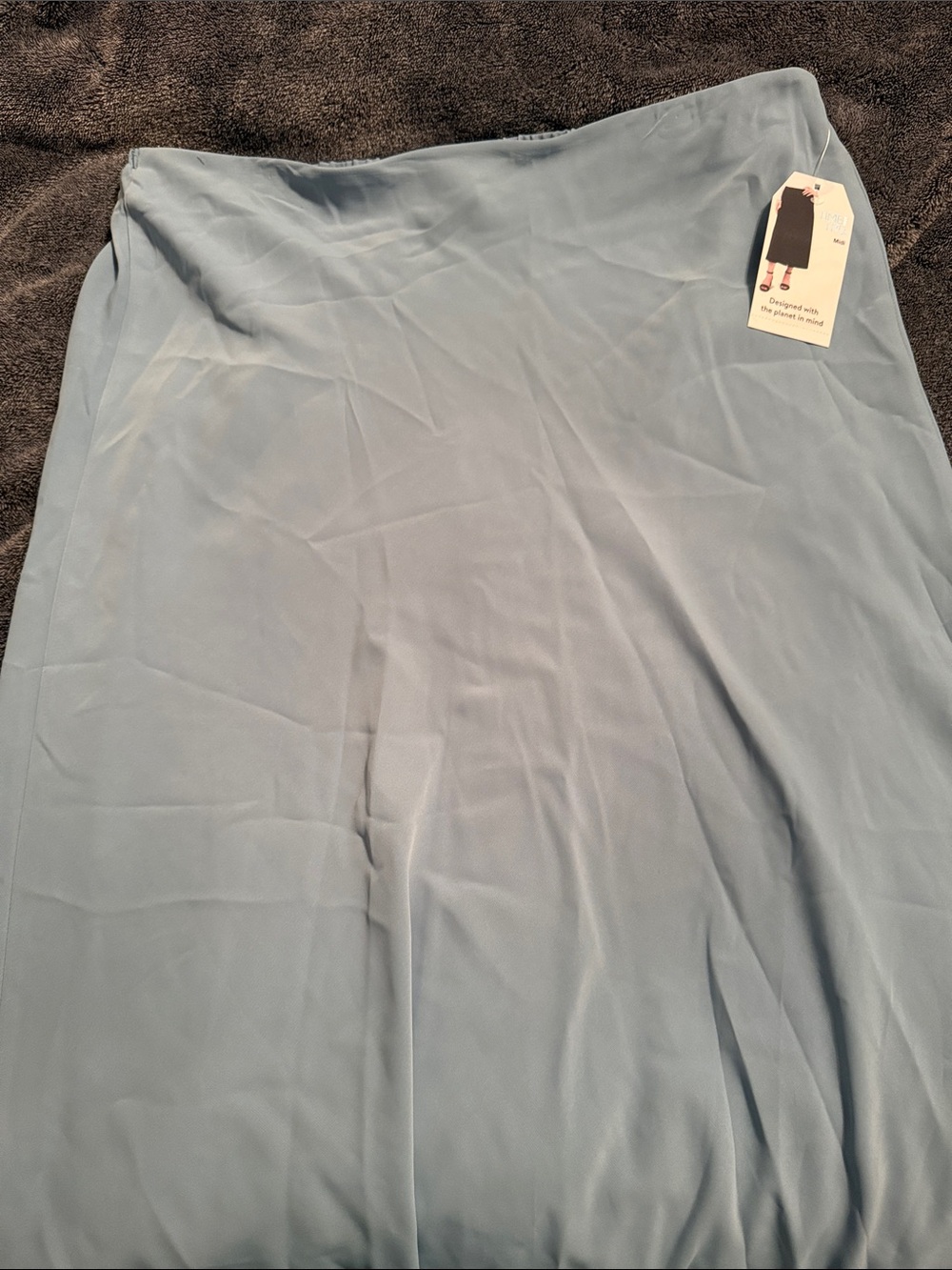 Time and Tru Pale Blue Maxi Skirt